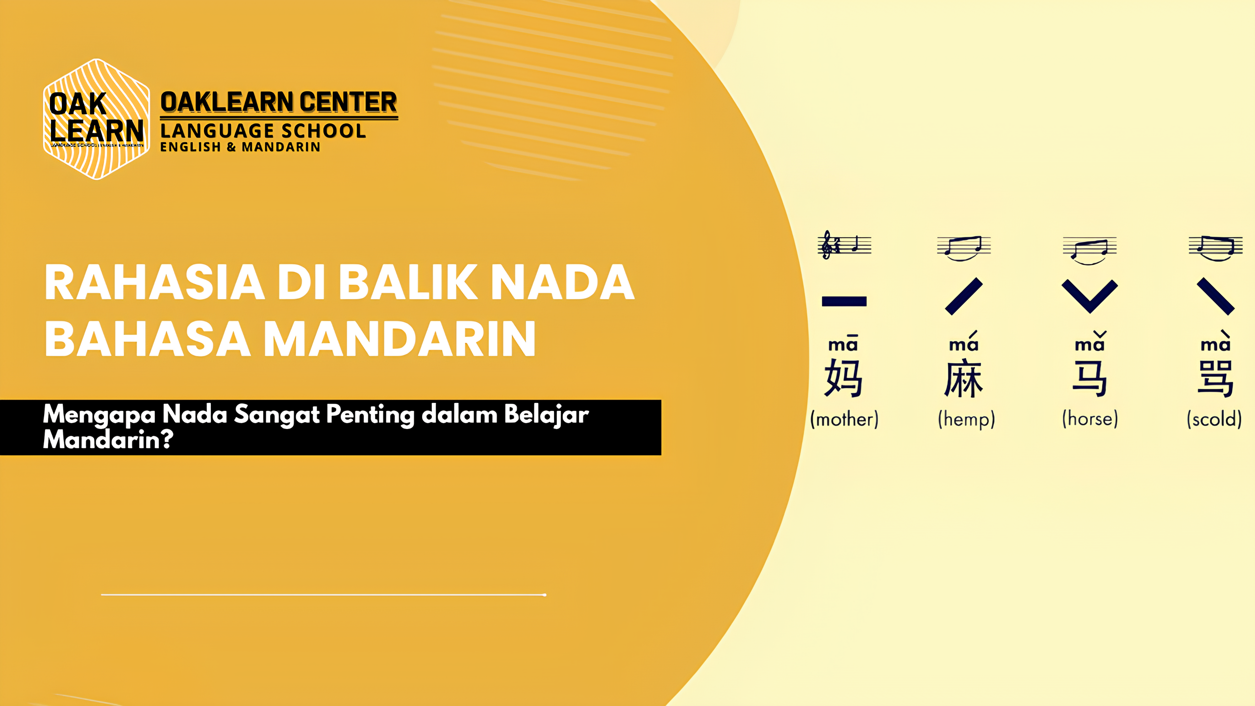 Rahasia di Balik Nada Bahasa Mandarin